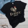 FIFY STORE Cadeau T-shirt Jeux Olympiques France 2024 Coq Français  