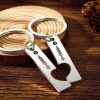 Personalized Spotify Code Keychain with Heart Cut Out