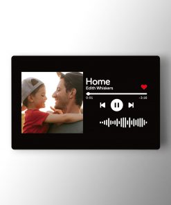 Personalized Wallet Insert Card with Photo and Spotify Code
