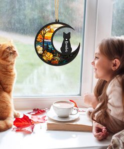 Custom Cat Memorial Suncatcher Gifts for Pet Lovers