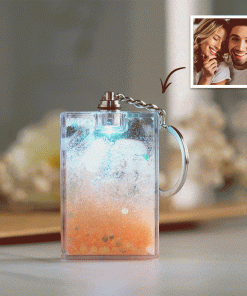 Custom Photo Spotify Code Keychain