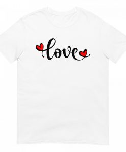 Alternative view of Valentine Love Heart Design Best Gift Tee Shirt