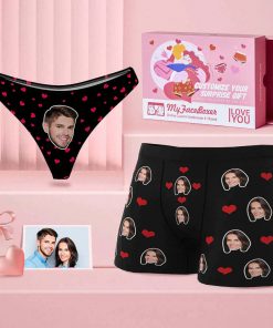 Personalized Funny Underwear | Couple Matching Underwear | Valentine's Day Gift