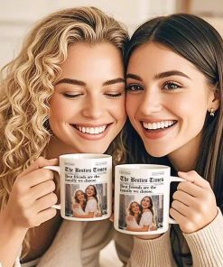 Best Friend Gifts - Personalized Mug Photo Friendship - The Besties Times Mug