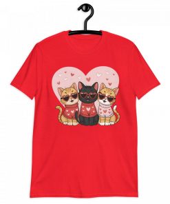 Valentine Cat T-Shirt – The Purr-fect Valentine’s Day Gift for Cat Lovers