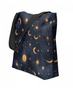 Tote Bag Magical Celestial Moon Night