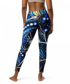 Alternative view of Yoga Leggings Aboriginal Art - Gift for Womens - Birthday Gifts for Mother's Day