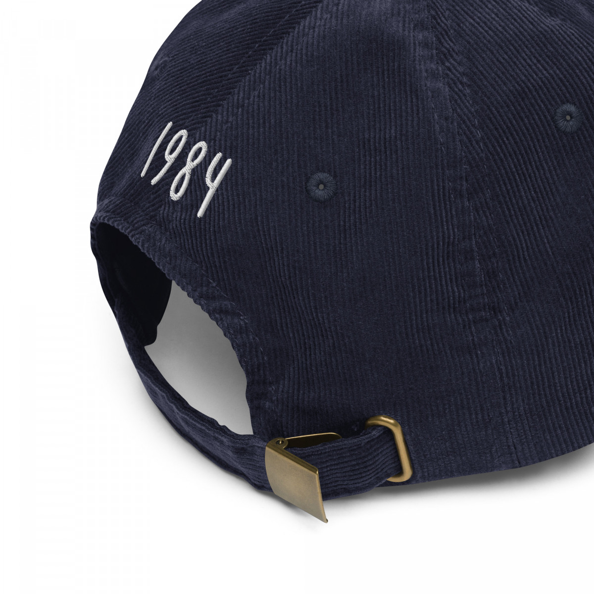 Make Orwell Fiction Again 1984 - Vintage Corduroy Cap - Embroidered Adjustable Hat - Image 4