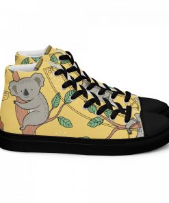 Alternative view of High Top Sneakers for Women Cute Koala Canvas for Girls