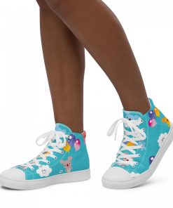 Alternative view of High Top Sneakers for Women Cute Koala Canvas