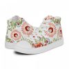 FIFY STORE High Top Sneakers for Women Beautiful Retro Ikat Floral Patterns 2025  %Post Title %Site Name