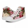 FIFY STORE Women's High Top Sneakers Faux Embroidery Summer flowers Pattern FIFY STORE Women's High Top Sneakers Faux Embroidery Summer flowers Pattern %Post Title %Site Name