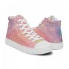FIFY STORE Women’s High Top Sneakers Pastel Rainbow Smoke Effect  %Post Title %Site Name