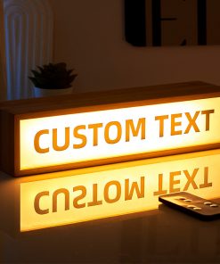 Personalized Text Light Box