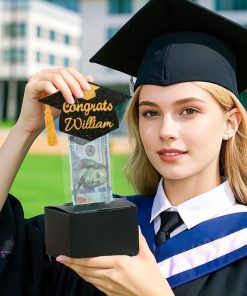 Personalized Graduation Cap Money Gift Box