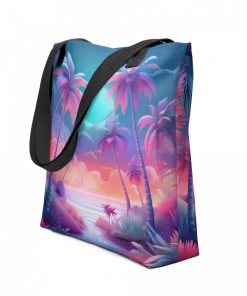 Alternative view of Tote bag Tropical Palm Tree beach tote bags palm trees