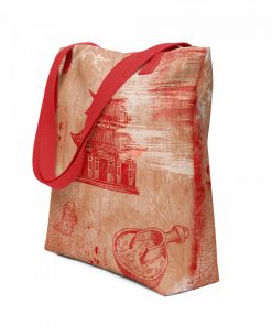 Asian Old Texture Tote Bag