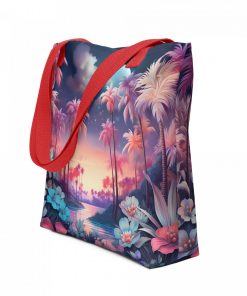 Tote bag Tropical Palm Tree beach tote bags palm trees