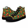 Men’s High Top Canvas Shoes Reggae Theme Sneakers