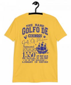 The Name Golfo De Mexico 1550 T-Shirt Retro Vintage Beach