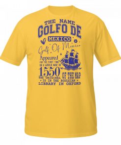 Alternative view of The Name Golfo De Mexico 1550 T-Shirt Retro Vintage Beach