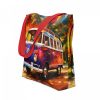Tote Bag Colored Volkswagen Transporter Art
