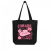 FIFY STORE Pink Cow Girl Organic Cotton Eco Tote Bag FIFY STORE Pink Cow Girl Organic Cotton Eco Tote Bag %Post Title %Site Name