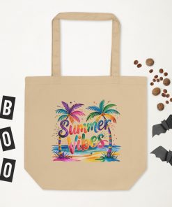 Alternative view of Summer Vibes Women’s T-shirt Organic Cotton Tote Bag